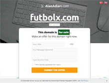 Tablet Screenshot of futbolx.com